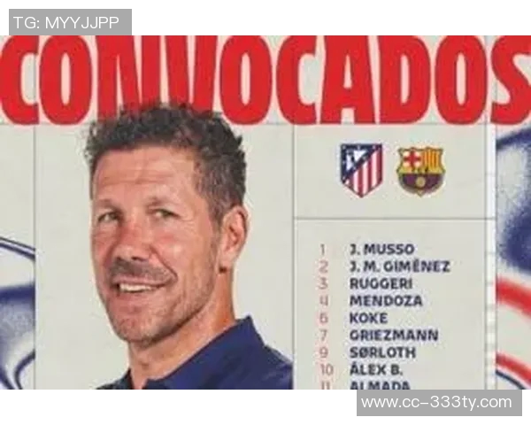 马竞公布国王杯对阵巴萨大名单卢克曼阿尔瓦雷斯格列兹曼领衔出战 马竞公布国王杯对阵巴萨大名单卢克曼阿尔瓦雷斯格列兹曼领衔出战